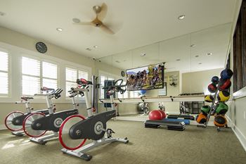 Cardio theatre fitness center